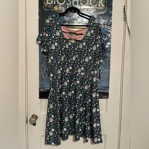 Totoro plus size dress with bows htf